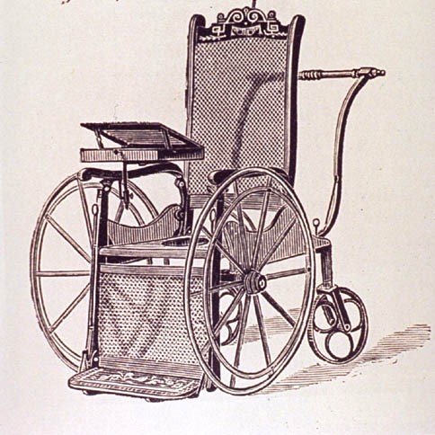 18e -eeuwse rolstoel