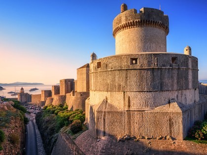 Minčeta Toren, Dubrovnik, Kroatië (Huis van de Onsterfelijken)
